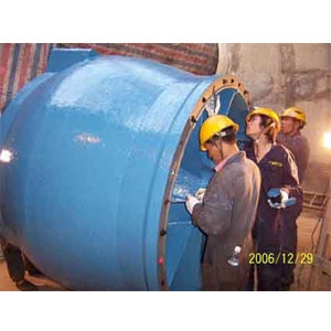 循環(huán)水導(dǎo)流口的修補(bǔ)防腐