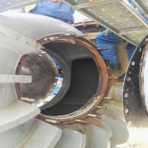 漿循泵蝸殼在線耐磨修復(fù)